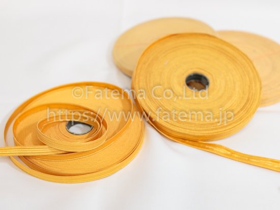 金色装飾テープ　幅1.5cm（軍服用ゴールド地金ワイヤー編組テープ　1m） 22-09014-1