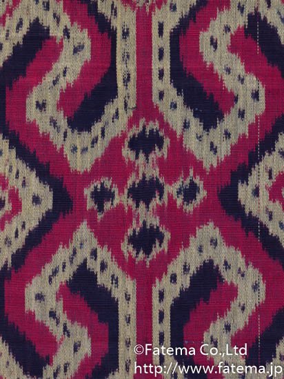 手織りイカットタペストリー 1-5844-16
