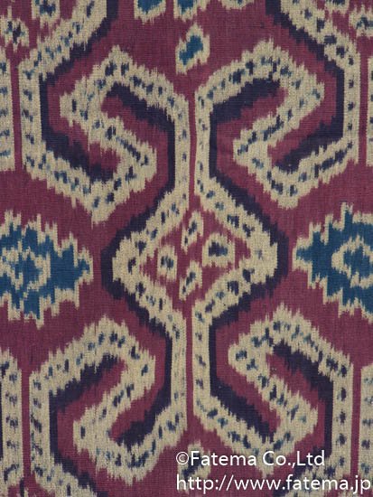 手織りイカットタペストリー 1-5845-3
