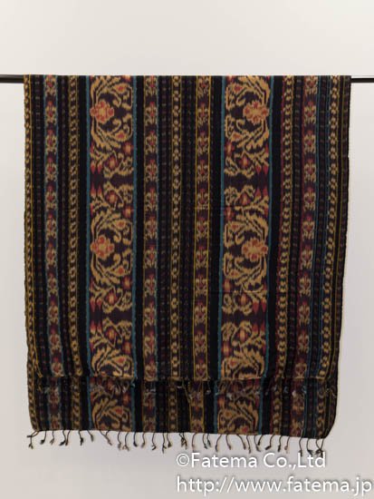 手織りイカットタペストリー 1-9446-1