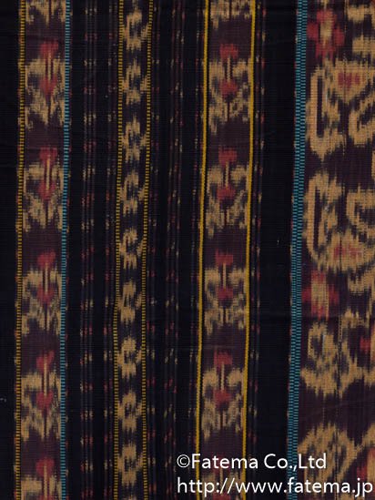 手織りイカットタペストリー 1-9446-1