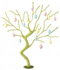 春装飾デコレーション　95cmイースターエッグツリー