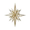 60cmシャイニーゴールドスター(立体)　クリスマス飾り　星
