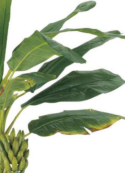 【緑花堂】270cm バナナフラワーツリー[ONSLETR7628] 人工観葉植物 フェイクグリーン 造花 装飾 インテリア 大型