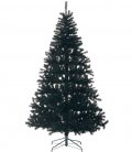 クリスマスツリー　　240cm ブラックノーブルパインワイドツリー（ヒンジ方式） 代引決済不可