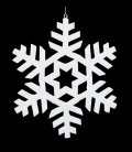 65cm スノーフレーク(両面)[ONSDISN6965]　クリスマス ツリー ディスプレイ 飾り 装飾 飾り付け オーナメント デコレーション