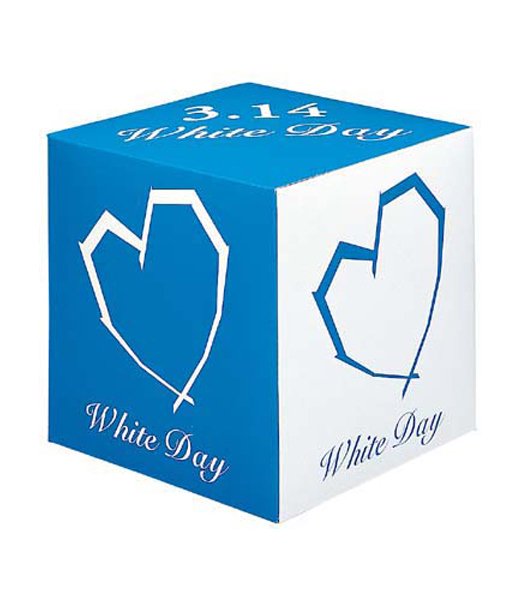 緑花堂 ホワイトデー 装飾デコレーション ホワイトハートボックス L Demi9424l 2592円