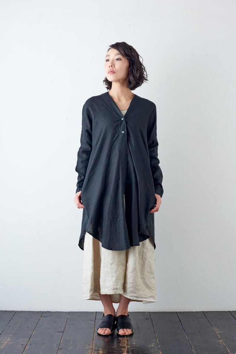 Honnete V Long Shirts Cardy- poooL (online shop)