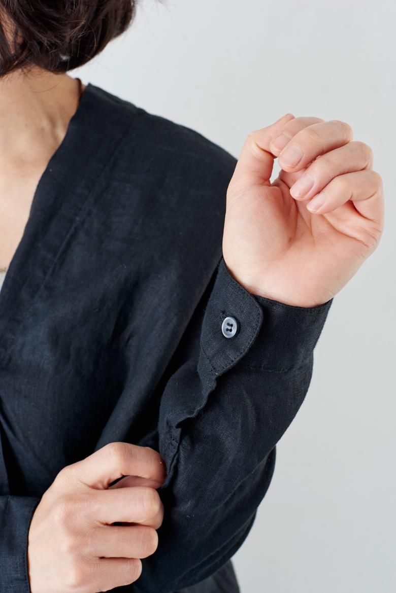 Honnete (オネット) V Long Shirts Cardy / Vロングシャツカーデ