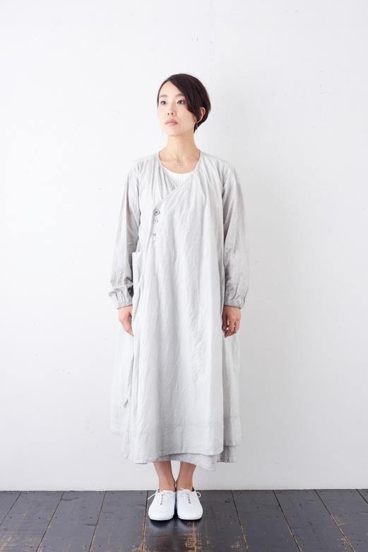 GASA* 奇妙なフクロウ ギャザーカシュクールワンピース - poooL