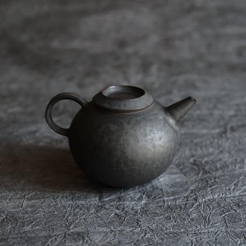 服部竜也 銀彩ピューター ポット Tatsuya Hattori Pot
