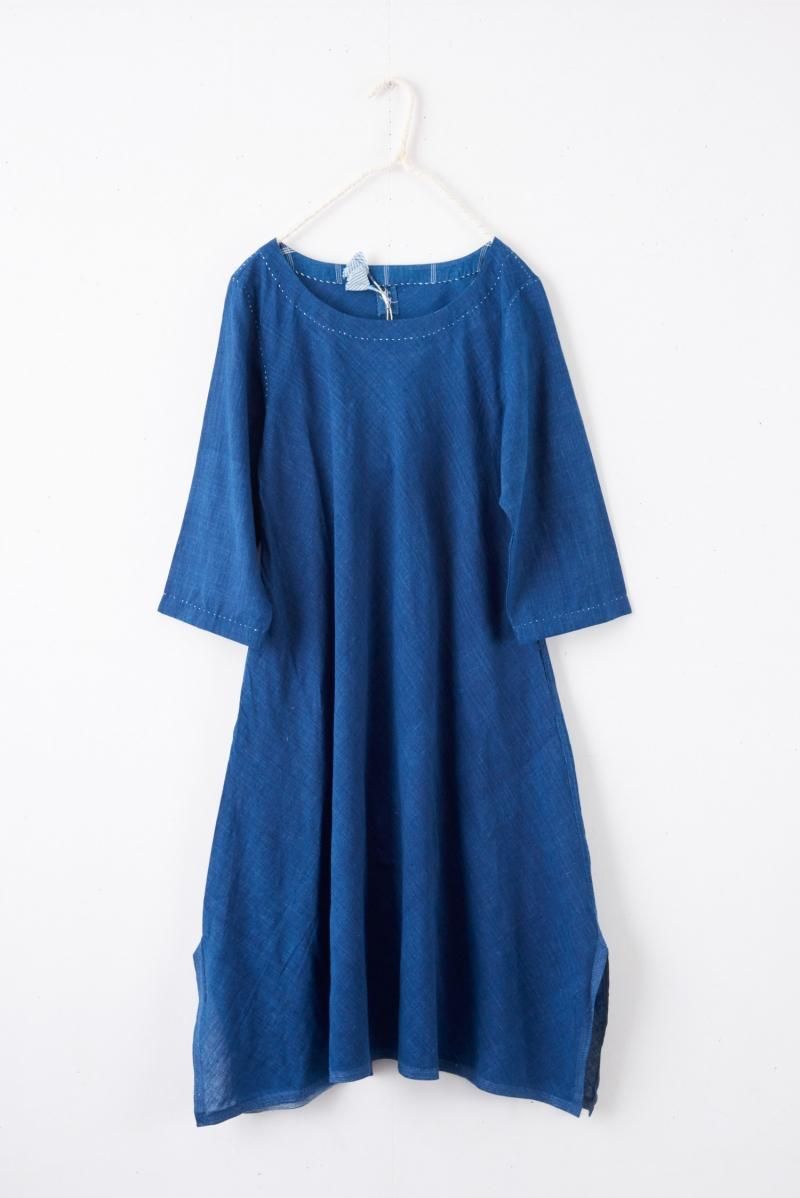 マクテキスタイル maku textiles カディコットン ワンピース maku textiles マクテキスタイルズ : ENID カディコットン