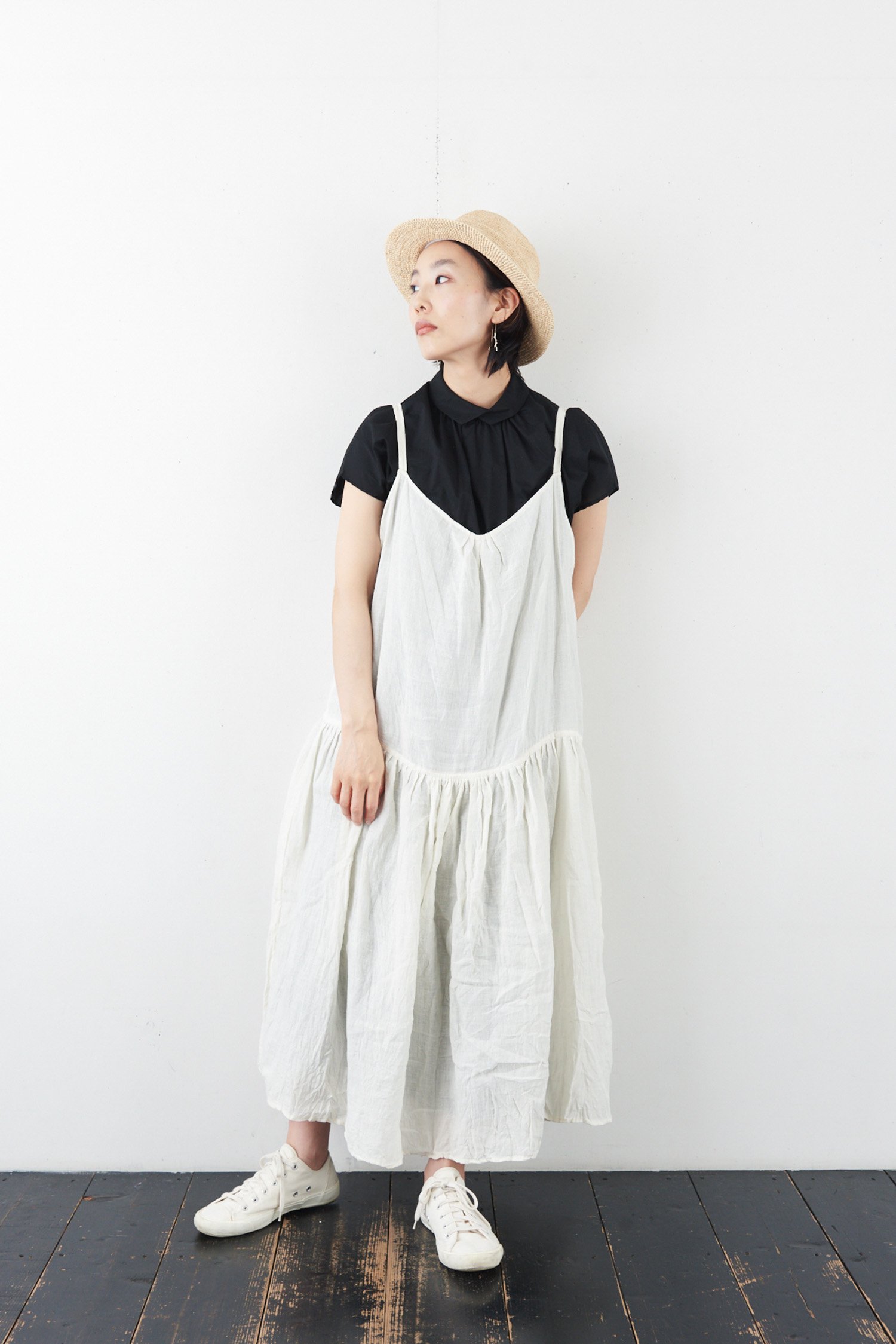 blind Bird camisole one piece（blight系 2color）- poooL (online shop)