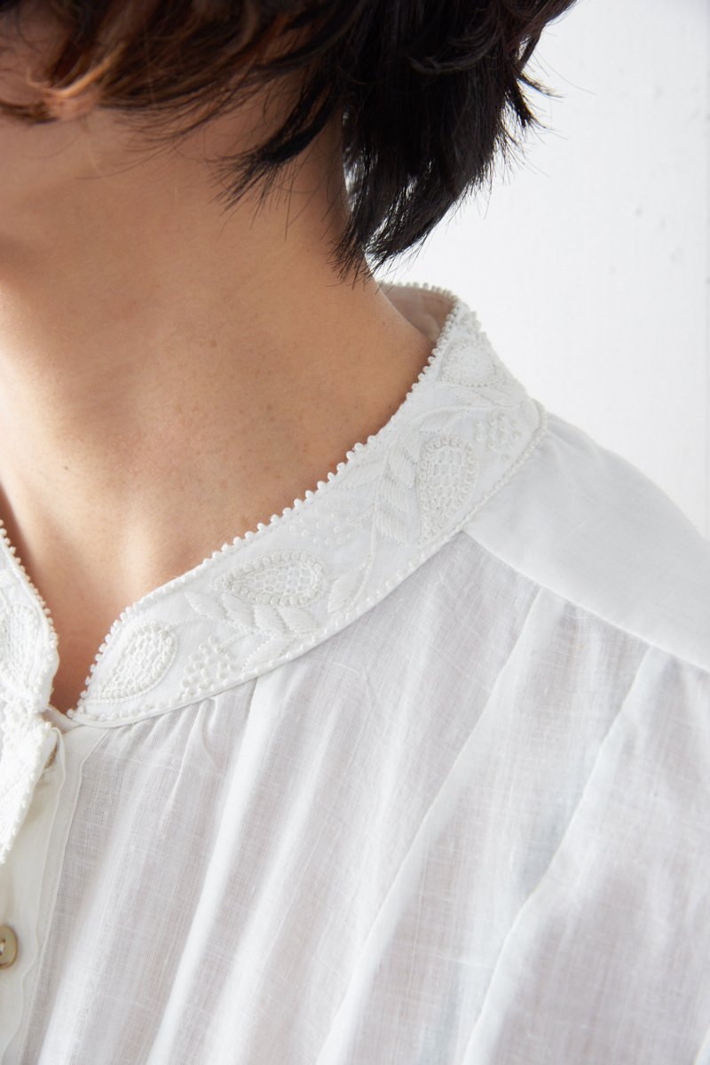 BUNON カディコットン embroidery tunic - poooL (online shop)