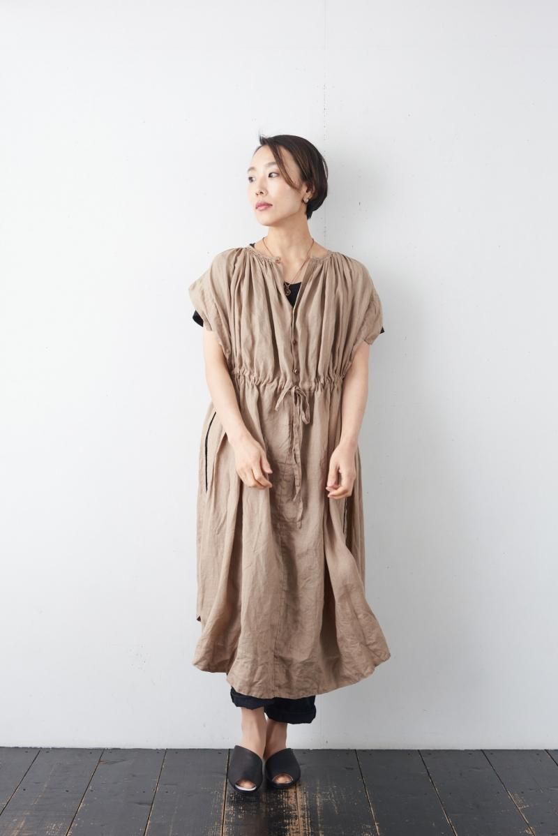 Veritecoeur (ヴェリテクール) リネンエプロンワンピース（VC