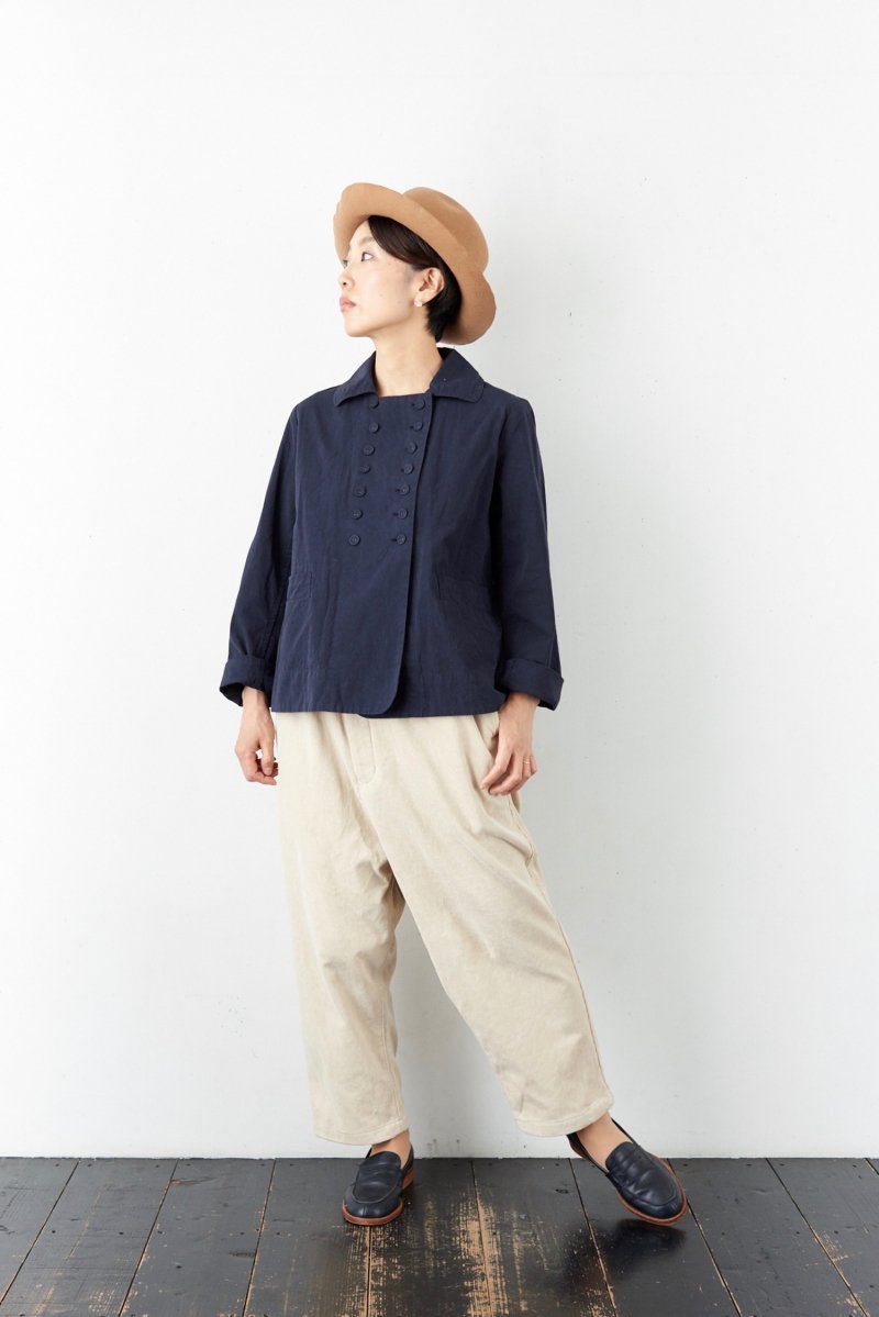 vlas blomme Corduroy サルエルパンツ（2color）- poooL (online shop)