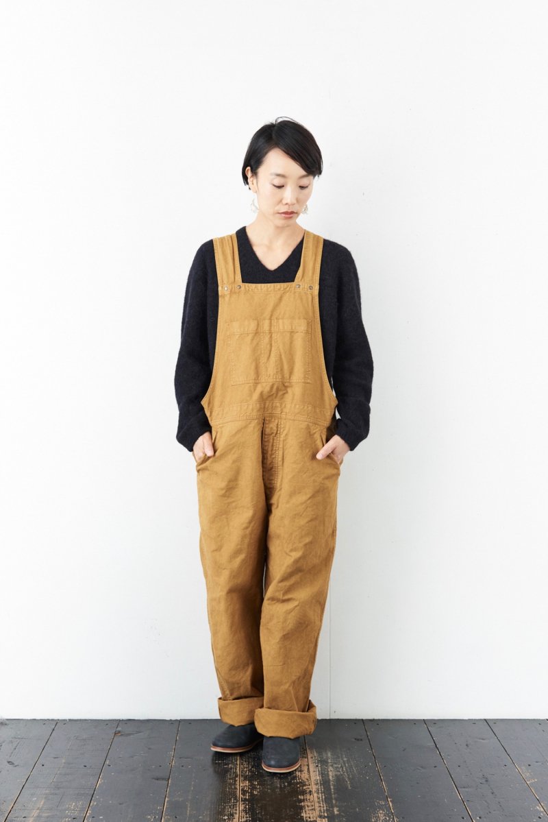 新座買蔵 figlondon COTTON SERGE overall オーバーオール - パンツ