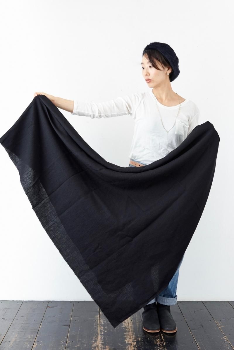 Honnete Wide Stole（3color） - poooL (online shop)