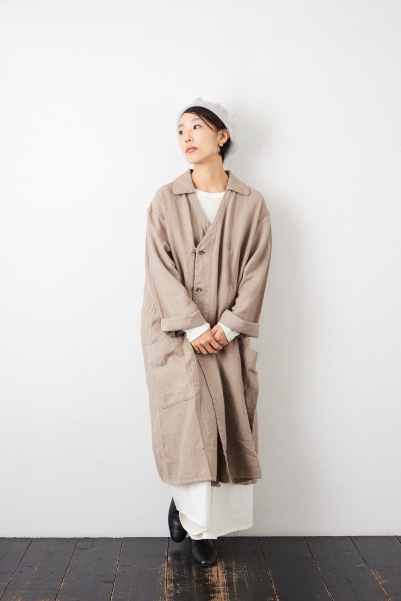 vlas blomme KL Heritage Warm クラフトコート - poooL (online shop)