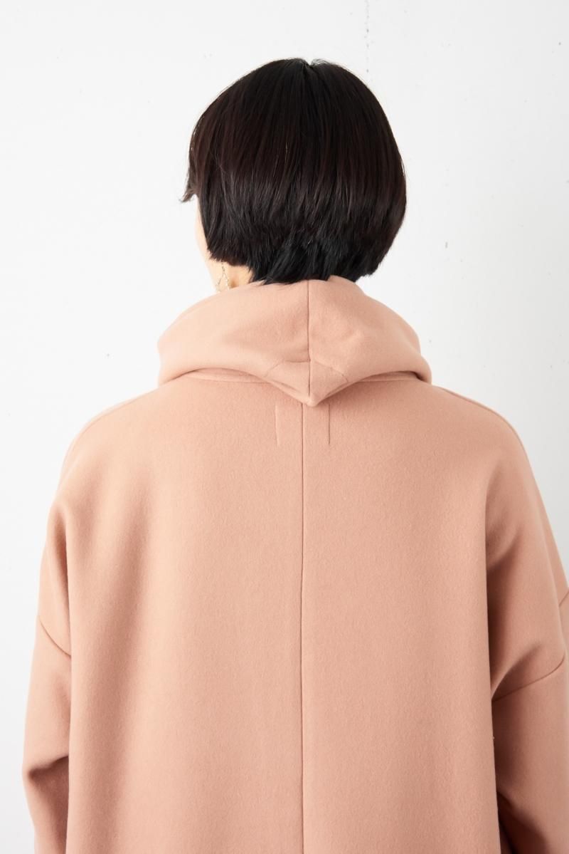 Honnete Shawl Collar wide coat - poooL (online shop)