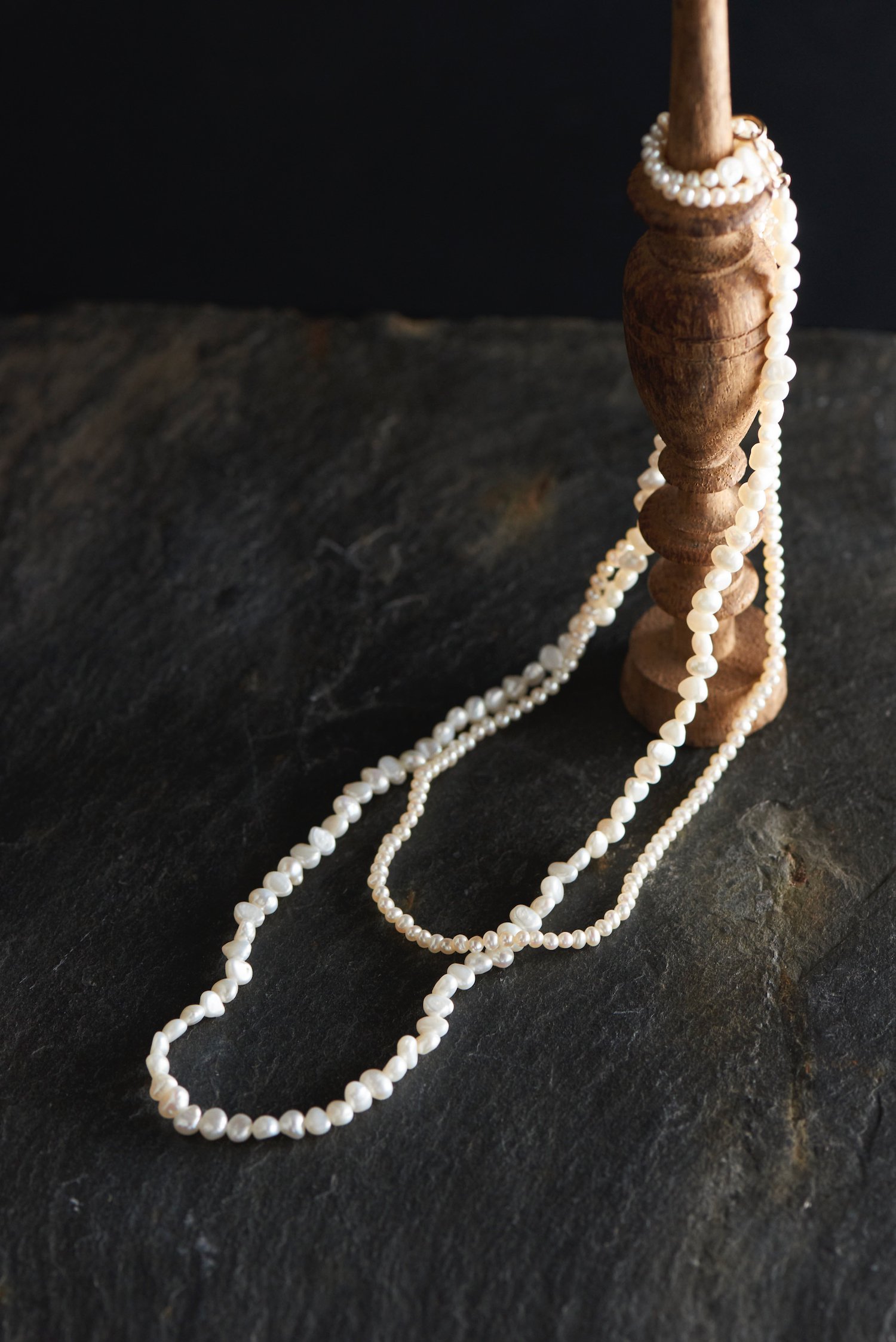 Toile Small large pearl necklace- poooL (online shop)