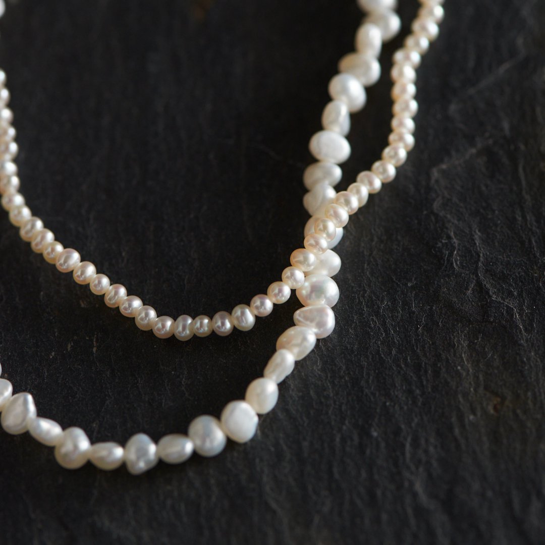 Toile Small large pearl necklace- poooL (online shop)