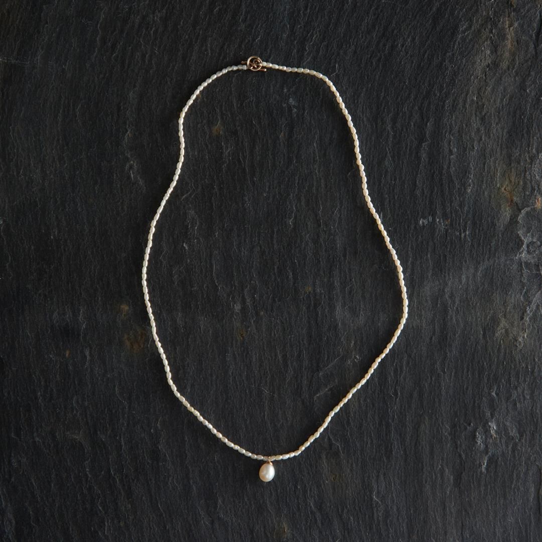 男女兼用 Toile（トワレ）の shop) (online poooL - Necklace short Pearl アクセサリー