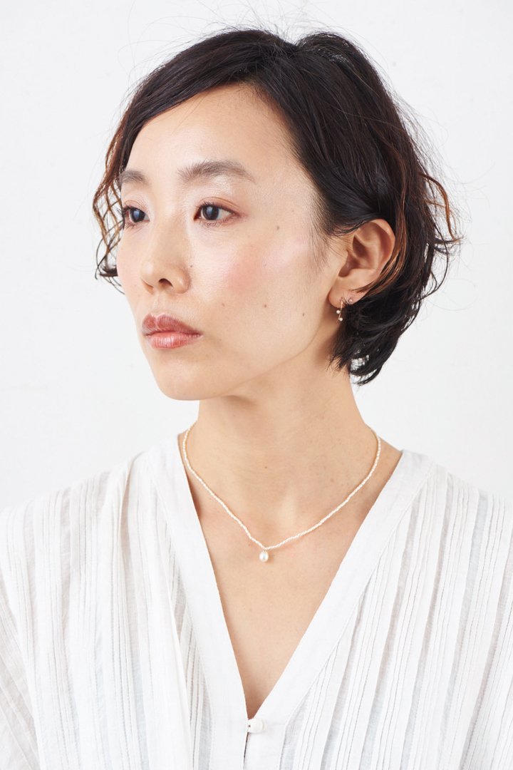 Toile（トワレ）の Pearl short Necklace - poooL (online shop)