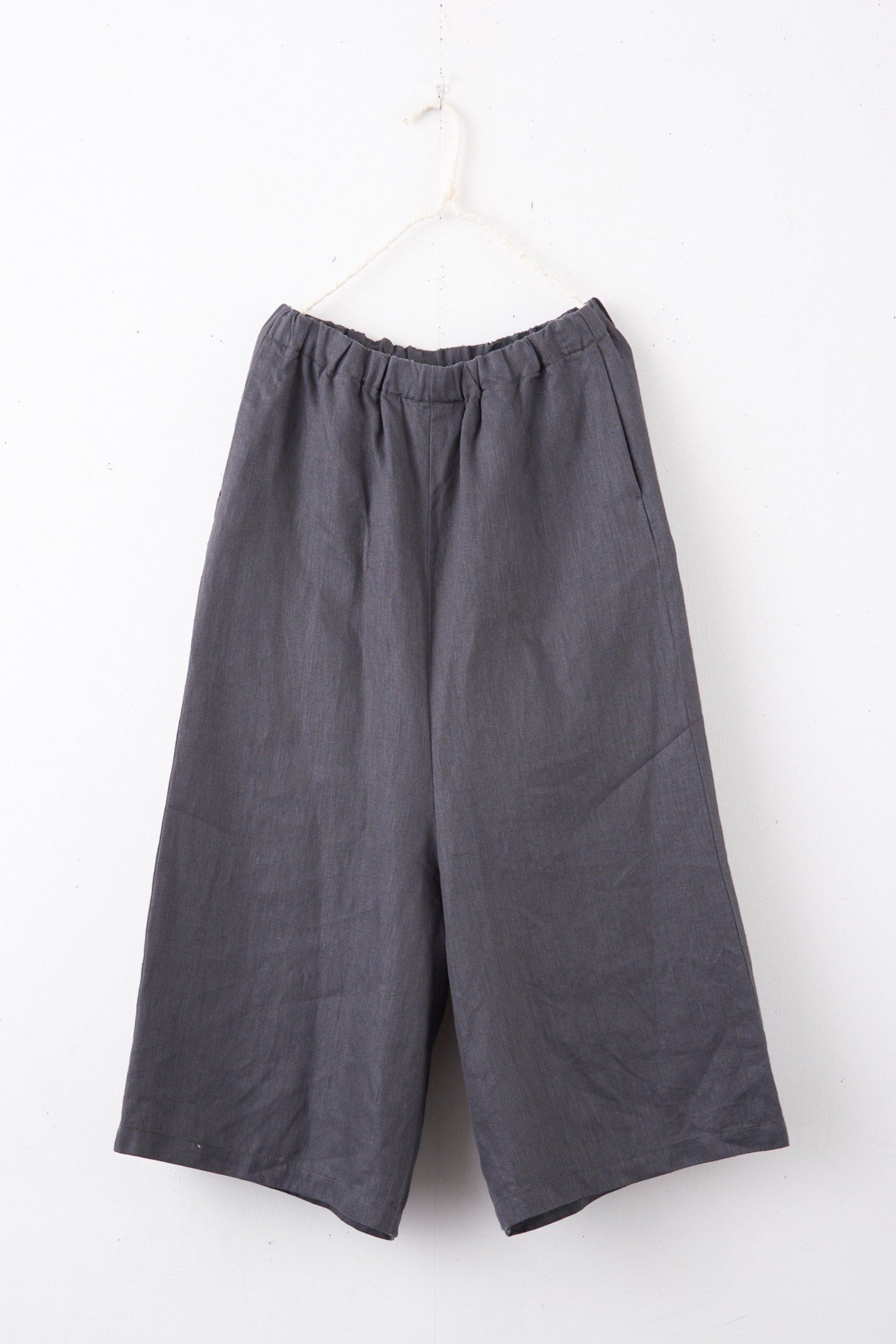 vlas blomme Light linen twill ペンギンパンツ- poooL (online shop)