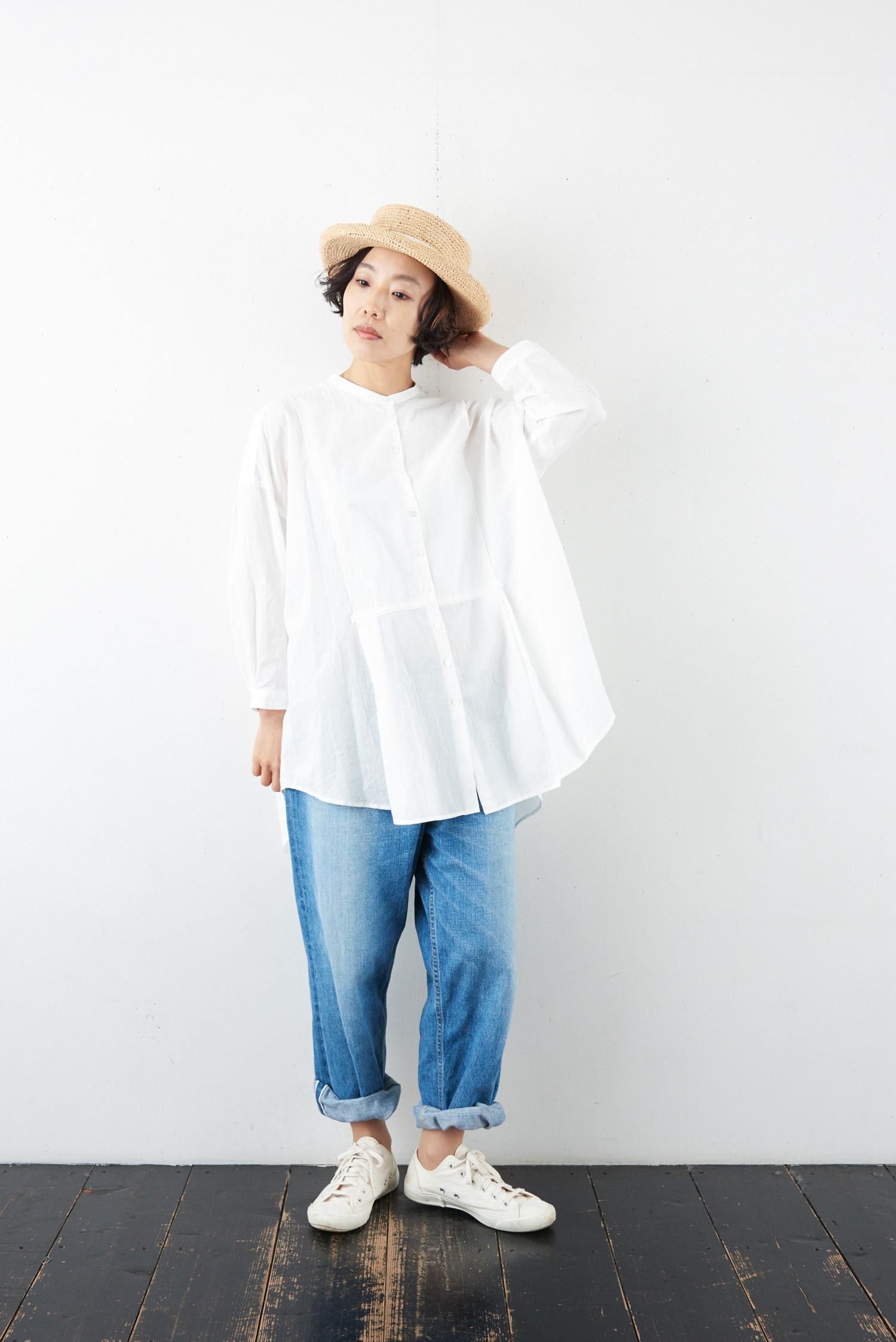 ikkuna farmers blouse（3color） 201015B - poooL (online shop)