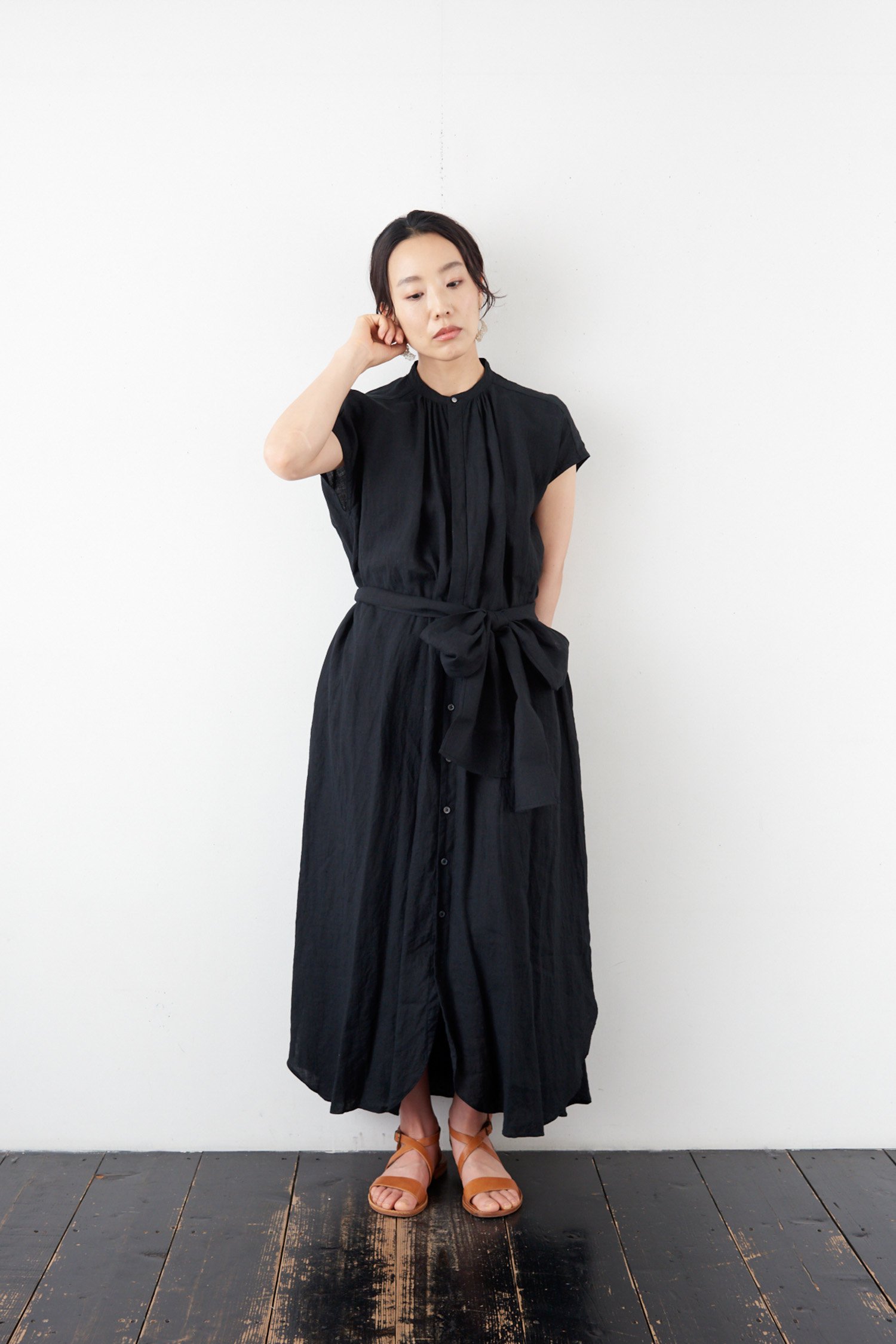 sleeveless shirt dress - poooL (online shop)