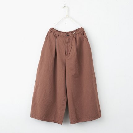 vlas blomme Light linen twill ペンギンパンツ- poooL (online shop)