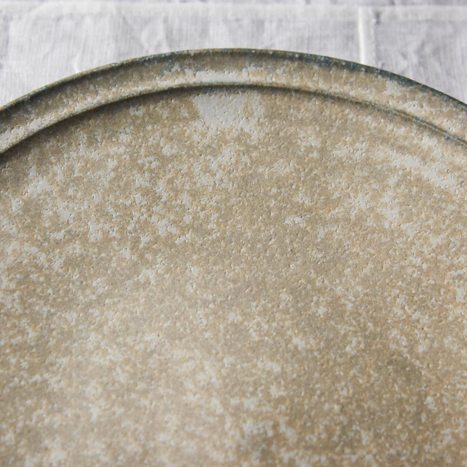 佐野元春のリム皿bM（灰青）- poooL (online shop)
