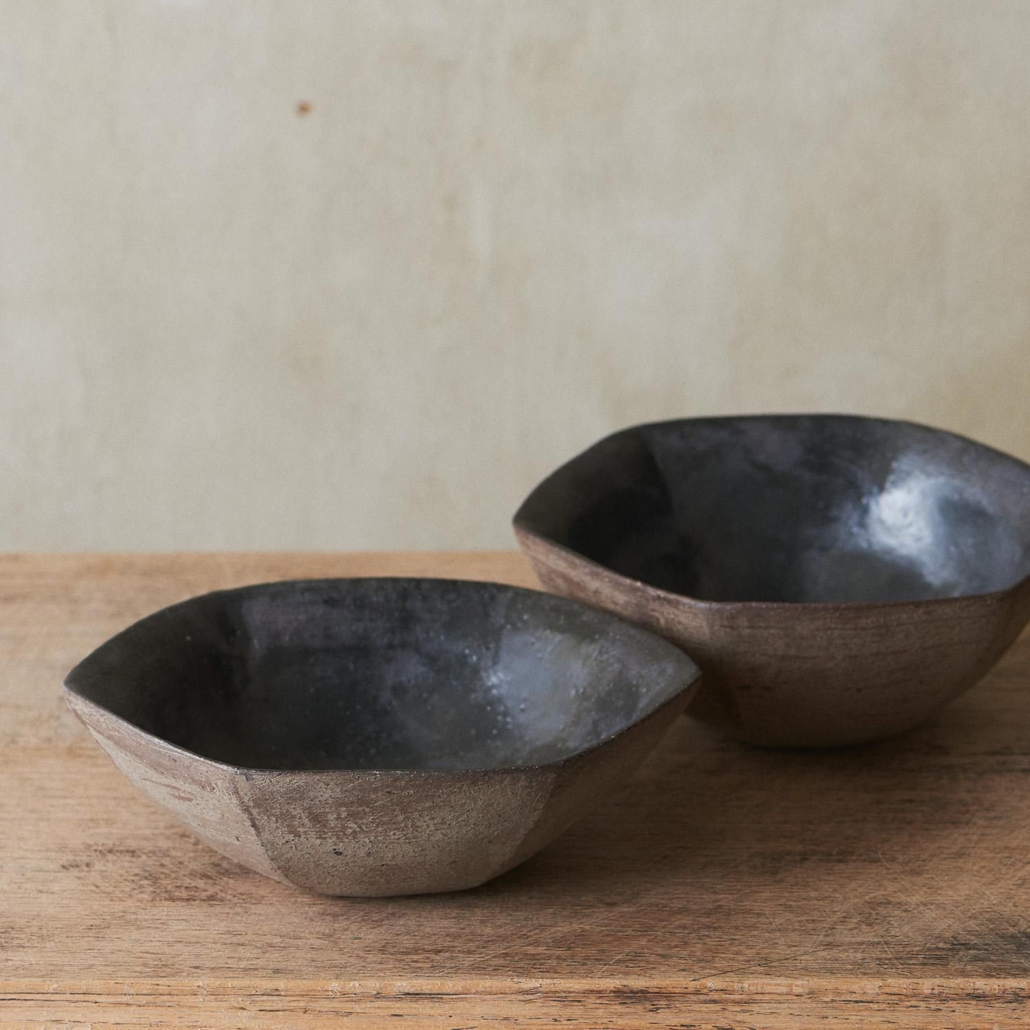 石原稔久 カレー皿 石原稔久さん作/お皿 石原稔久/リムカレー鉢- dieci｜