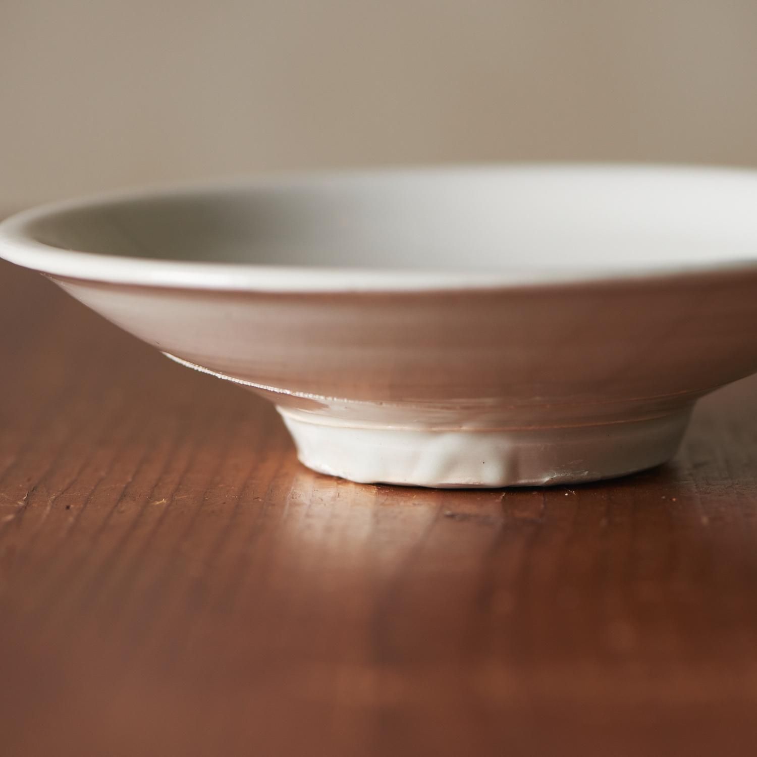 清水善行の白磁銘々皿- poooL (online shop)