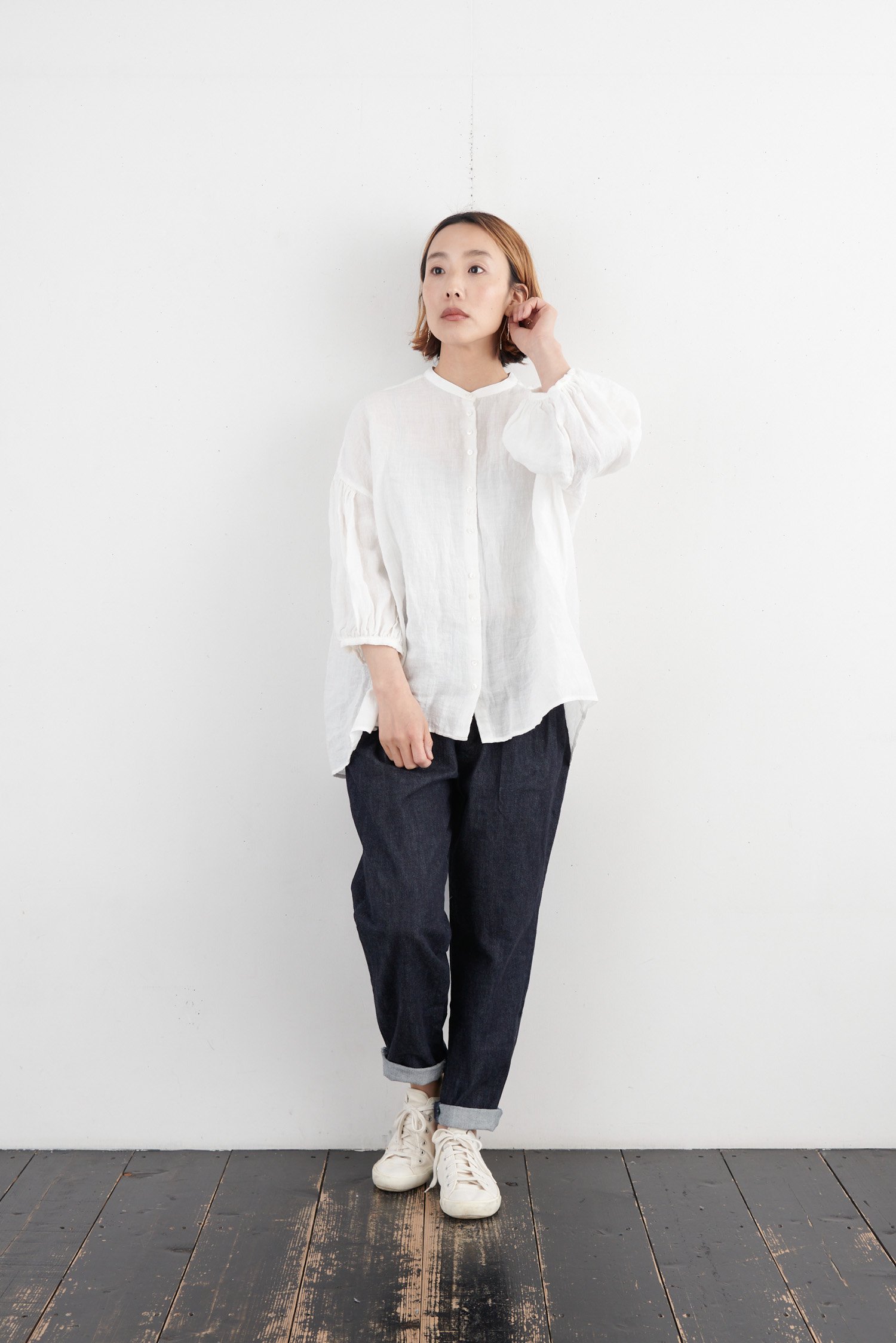 ikkuna tapered denim pants（211005P）- poooL (online shop)