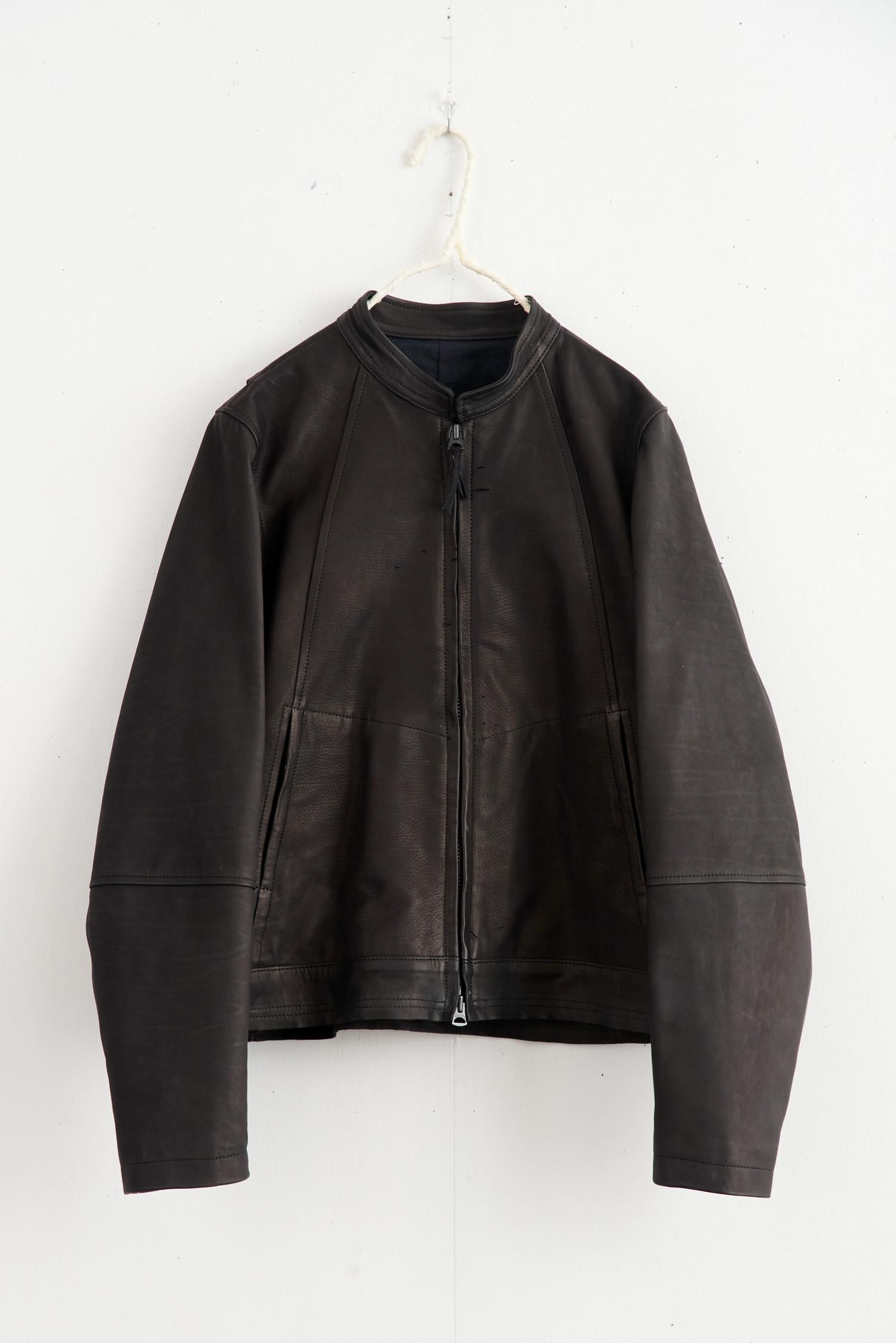 suzuki takayuki レザージャケット　黒革 blouson - poooL (online shop)