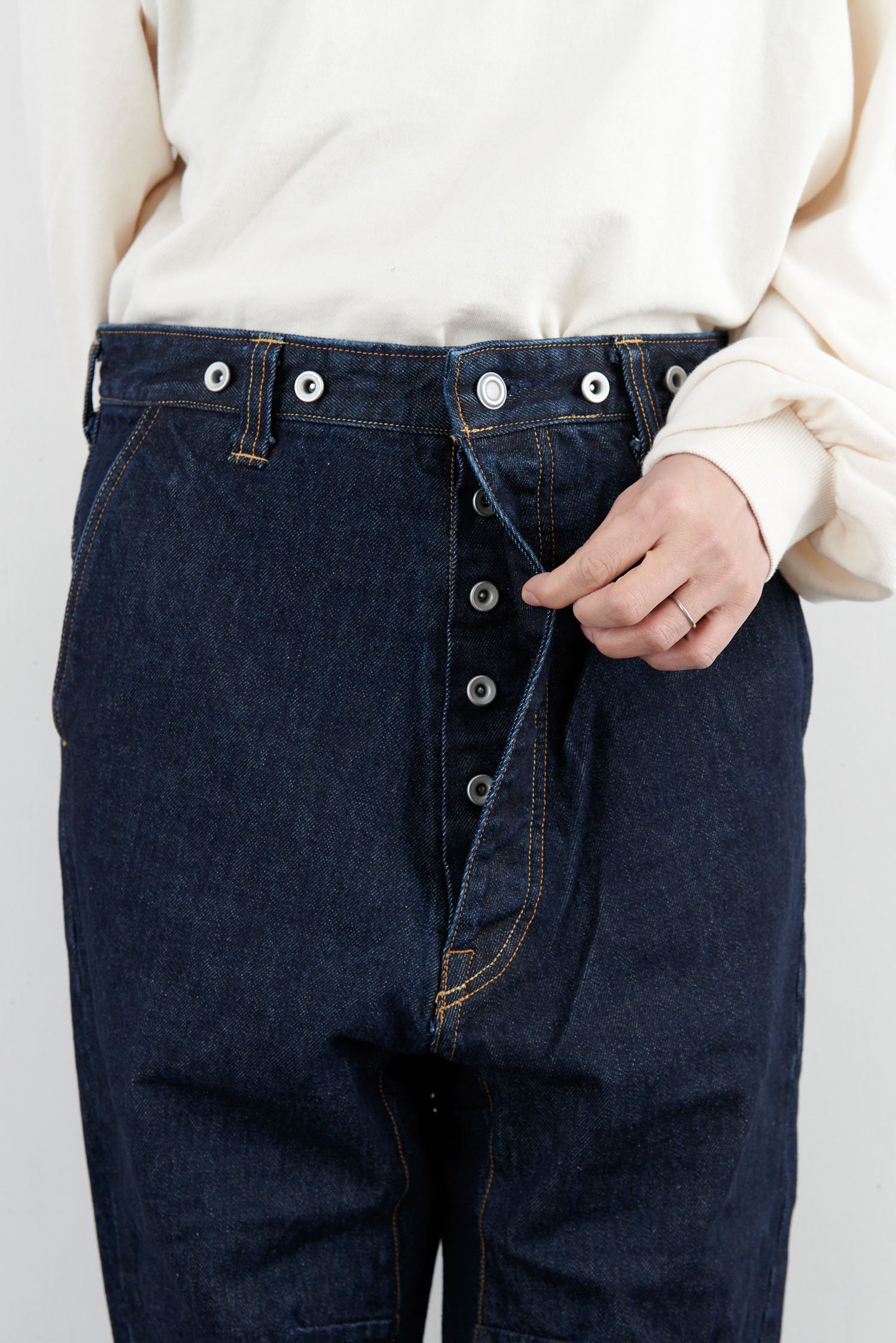 denim pants Ⅰ（2color） - poooL (online shop)