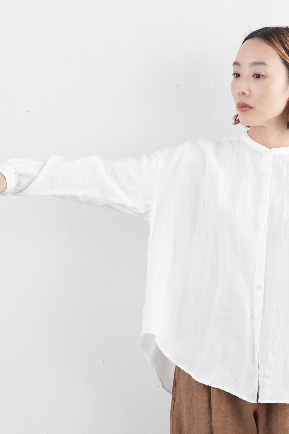 ikkuna gathered blouse II（２color） 211025B - poooL (online shop)