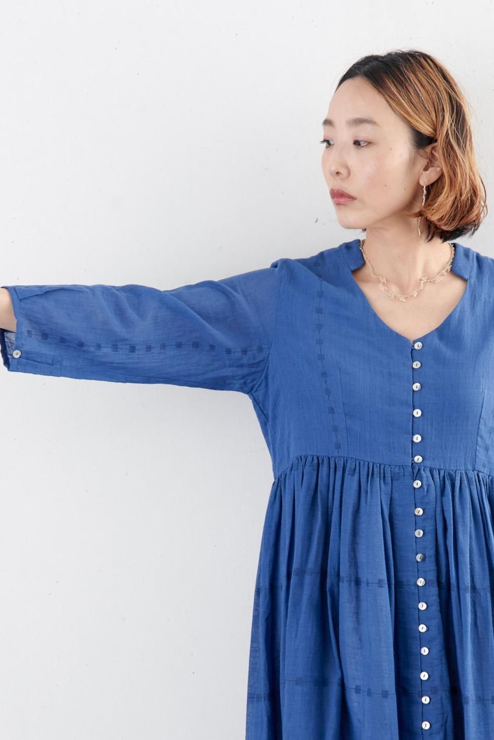 BUNON カディコットン Jamdani dress - poooL (online shop)