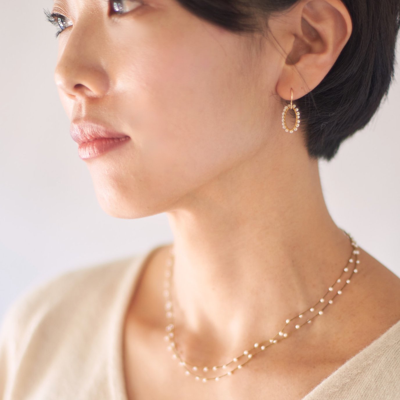 Amito（アミト）雪シリーズ（necklace） - poooL (online shop)