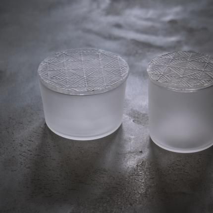 オオタ硝子研究室　菓子入　蓋物 オオタ硝子研究室