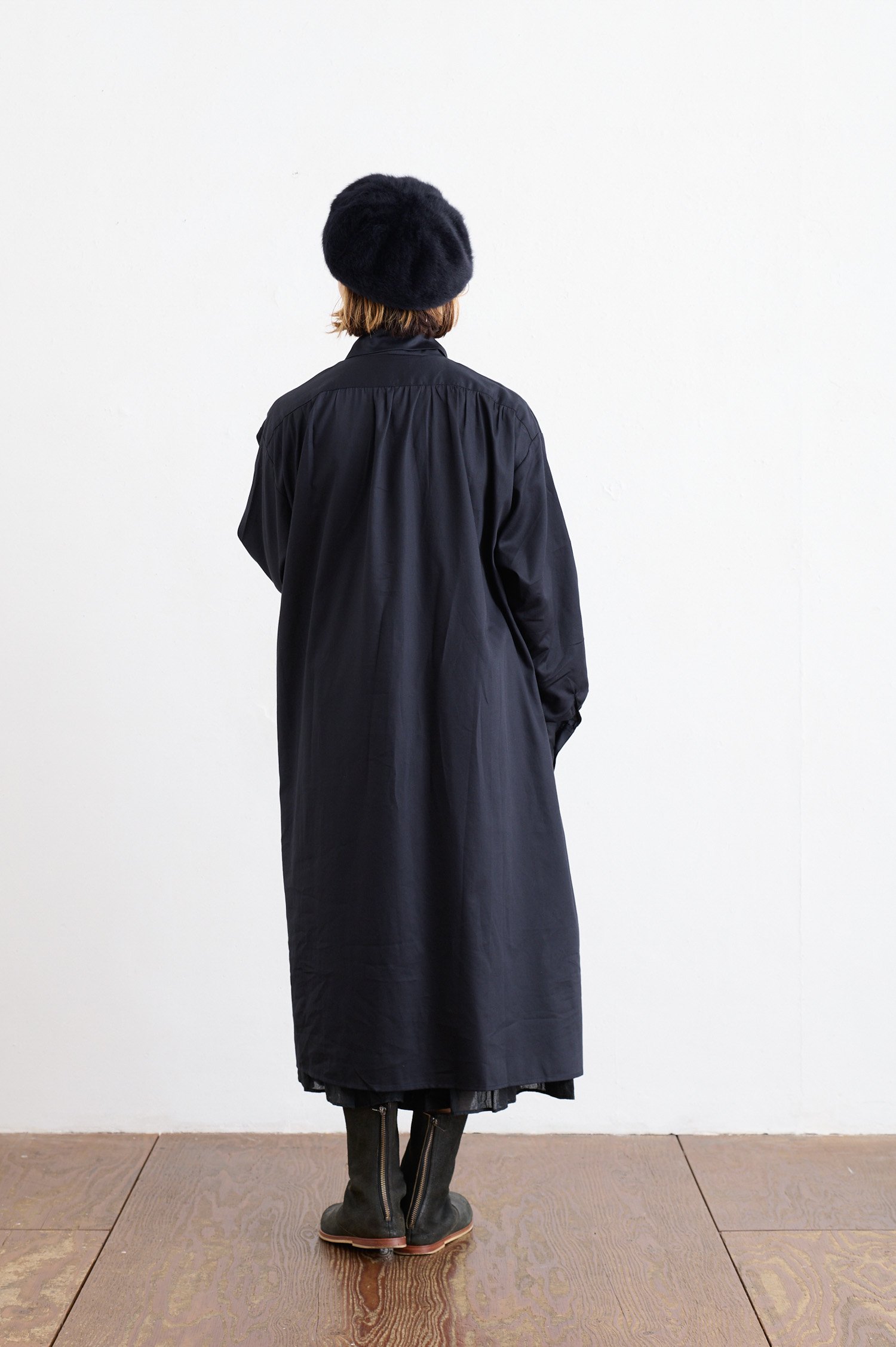 Honnete Tie collar dress - poooL (online shop)