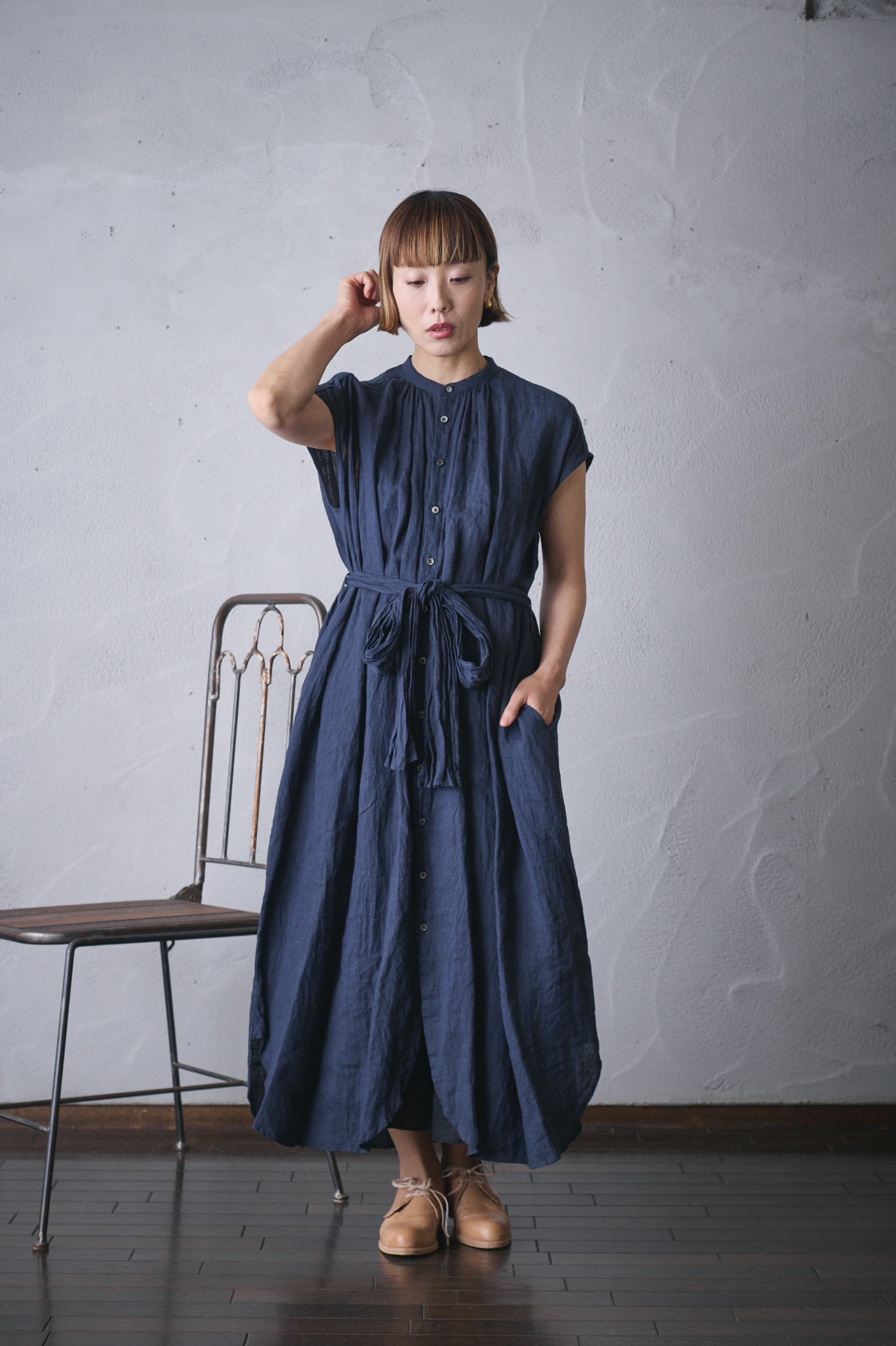 suzuki takayuki sleeveless dress ワンピース - ロングワンピース