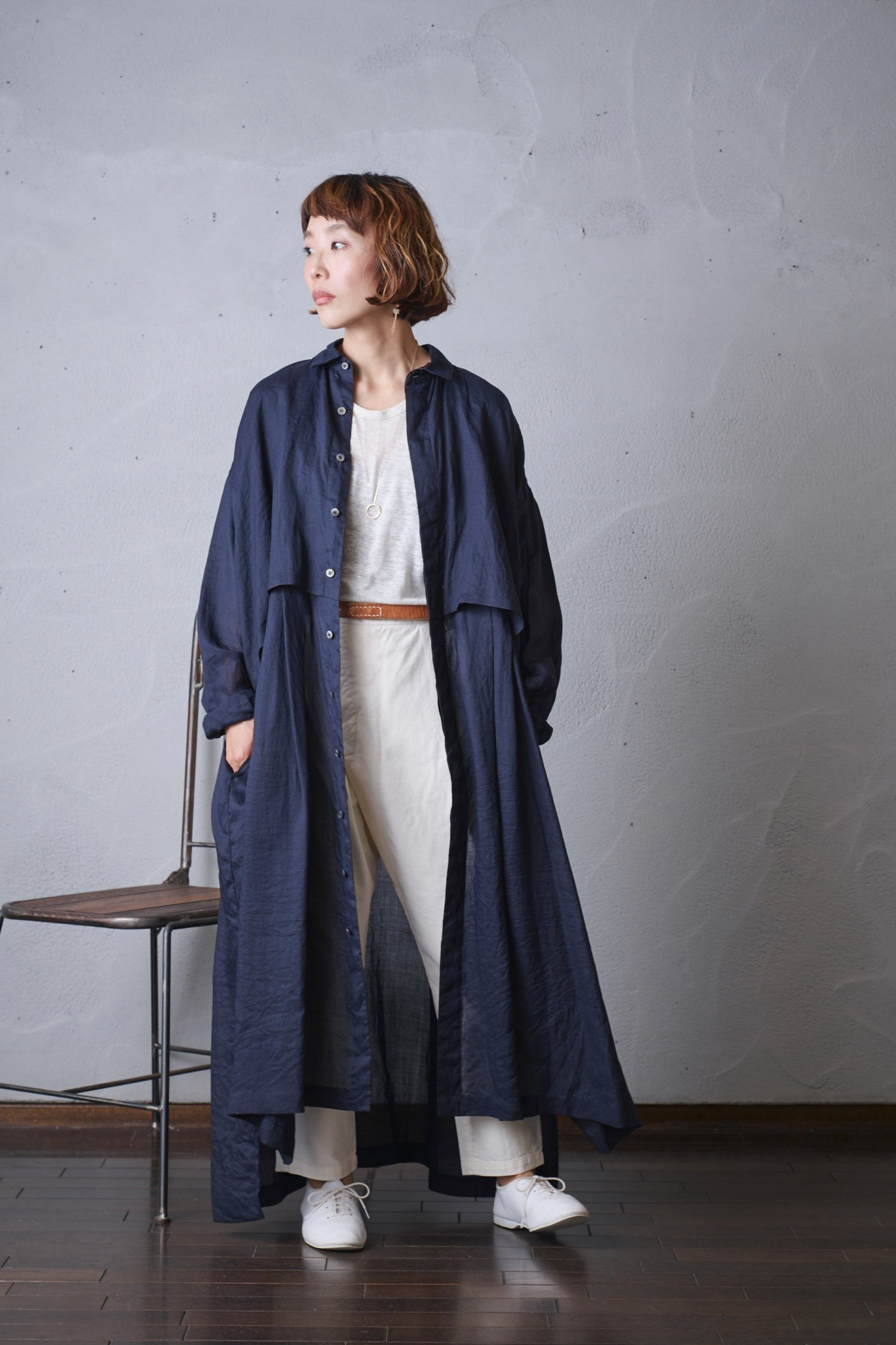 suzuki takayuki shirt coat（S222-12） - poooL (online shop)