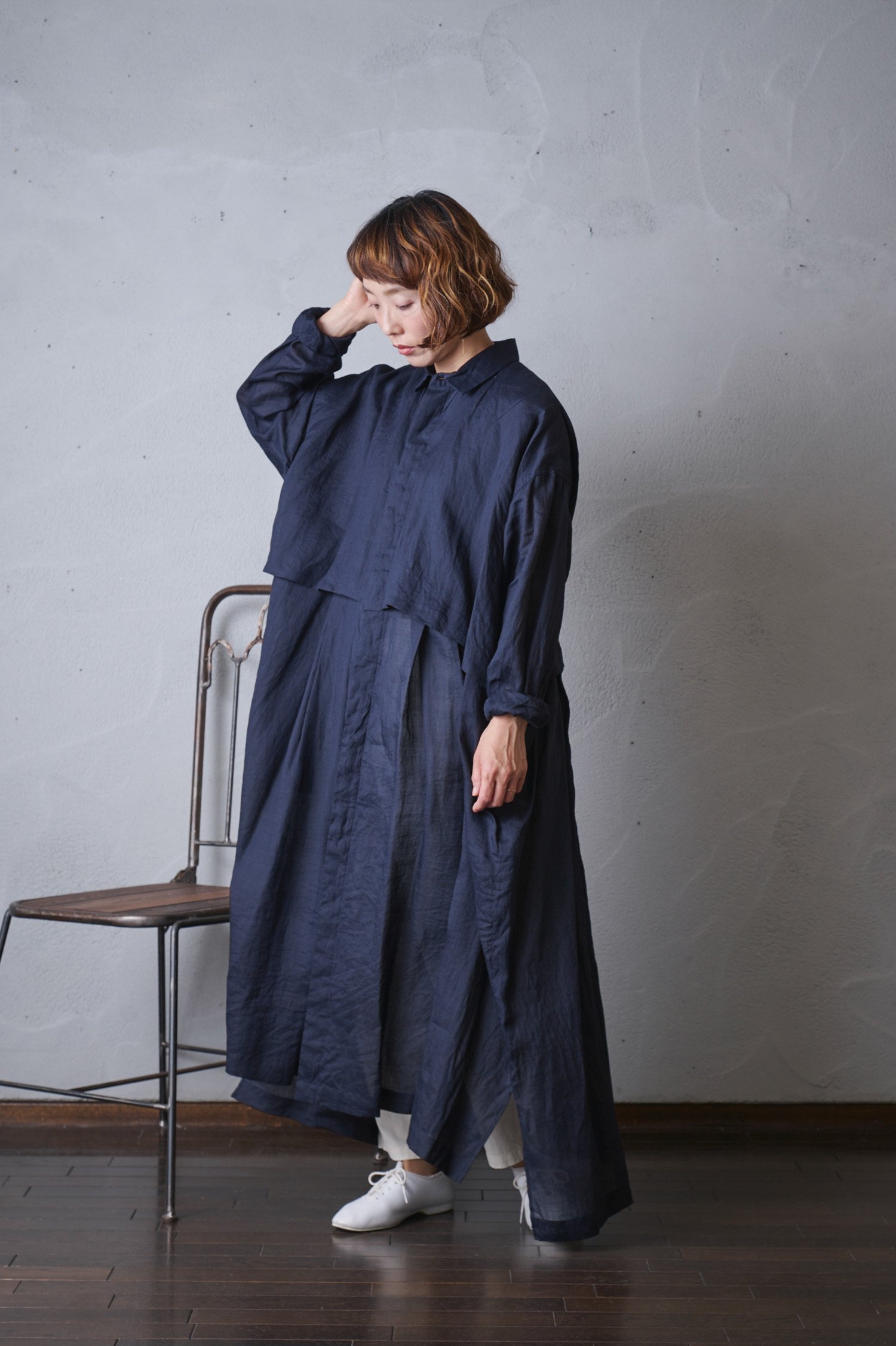 suzuki takayuki shirt coat（S222-12） - poooL (online shop)