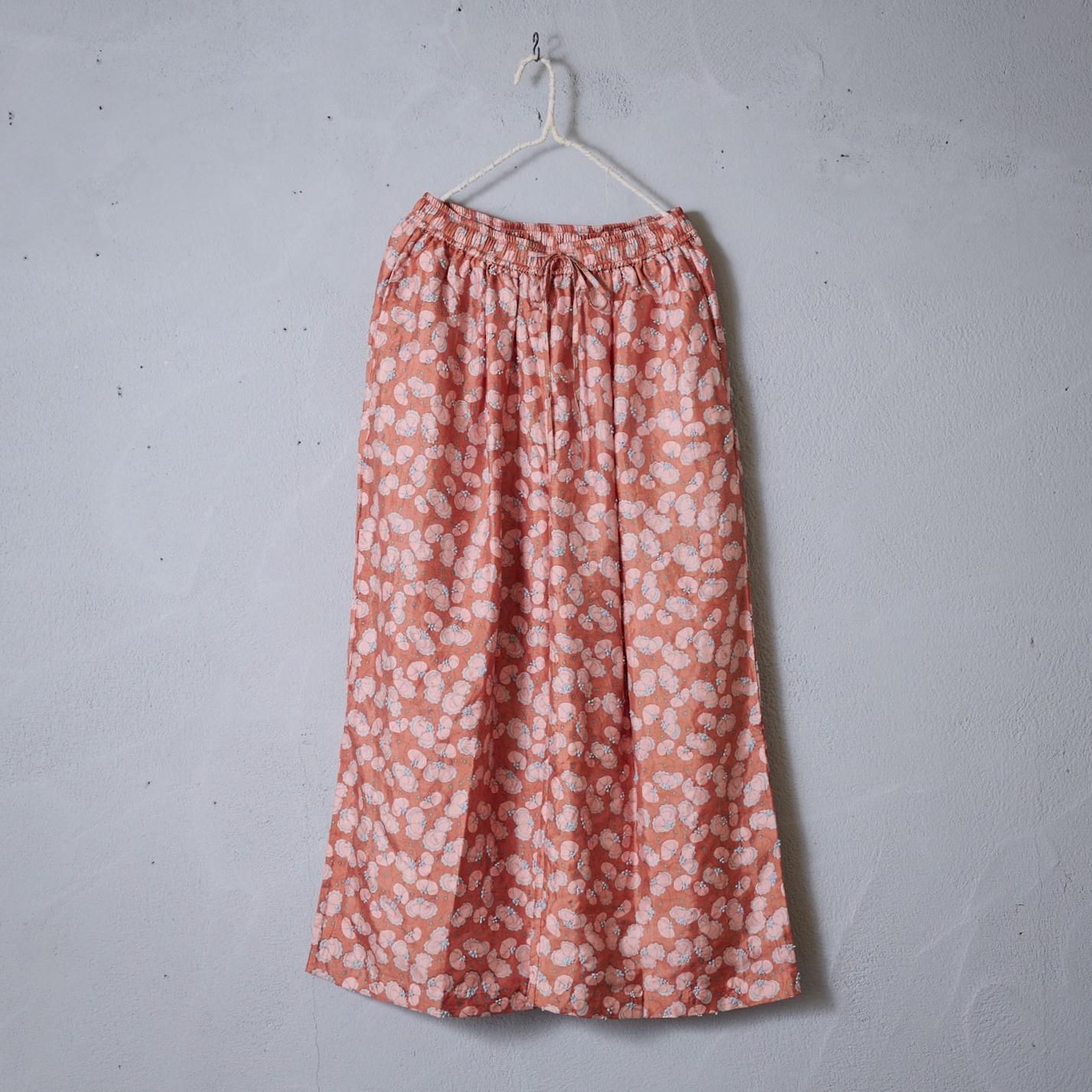 【いいね不要】BUNON Khadi Cotton Silk カディワンピース BUNON Khadi silk polka dots print Back button dress - poooL