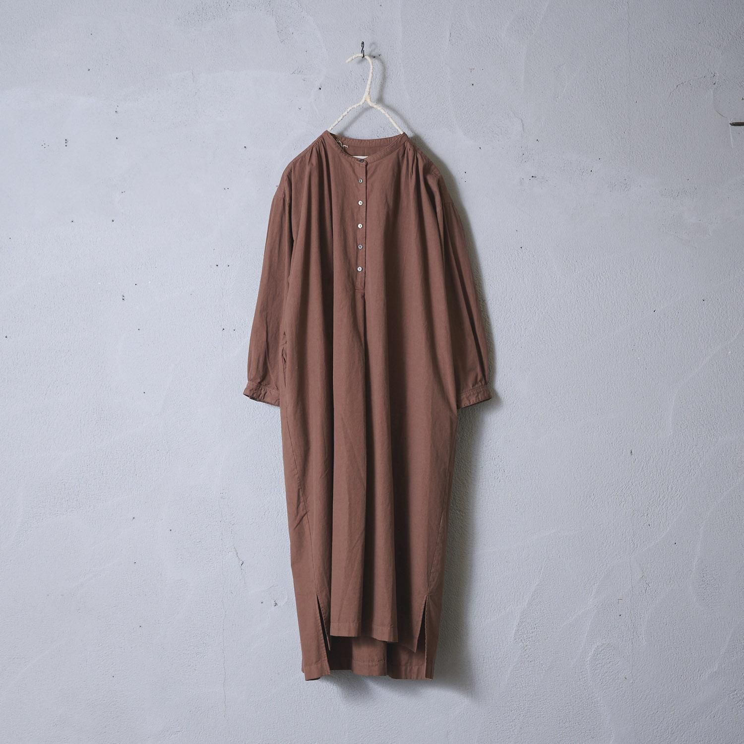 IKKUNA 「オーガニックコットン」 ワンピース a dress 栗色 170807474.jpg?cmsp_timestamp=