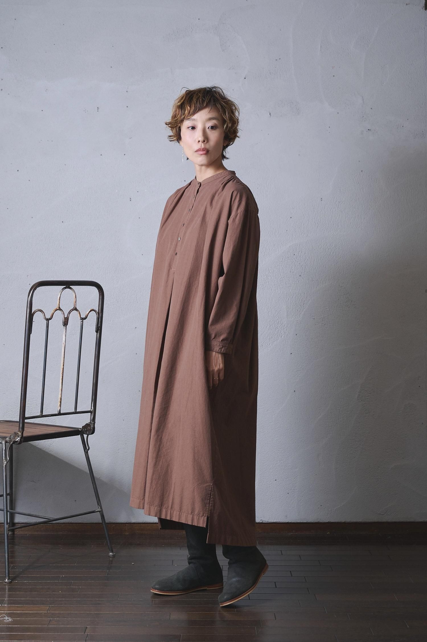 IKKUNA 「オーガニックコットン」 ワンピース a dress 栗色 170807474_o6.jpg?