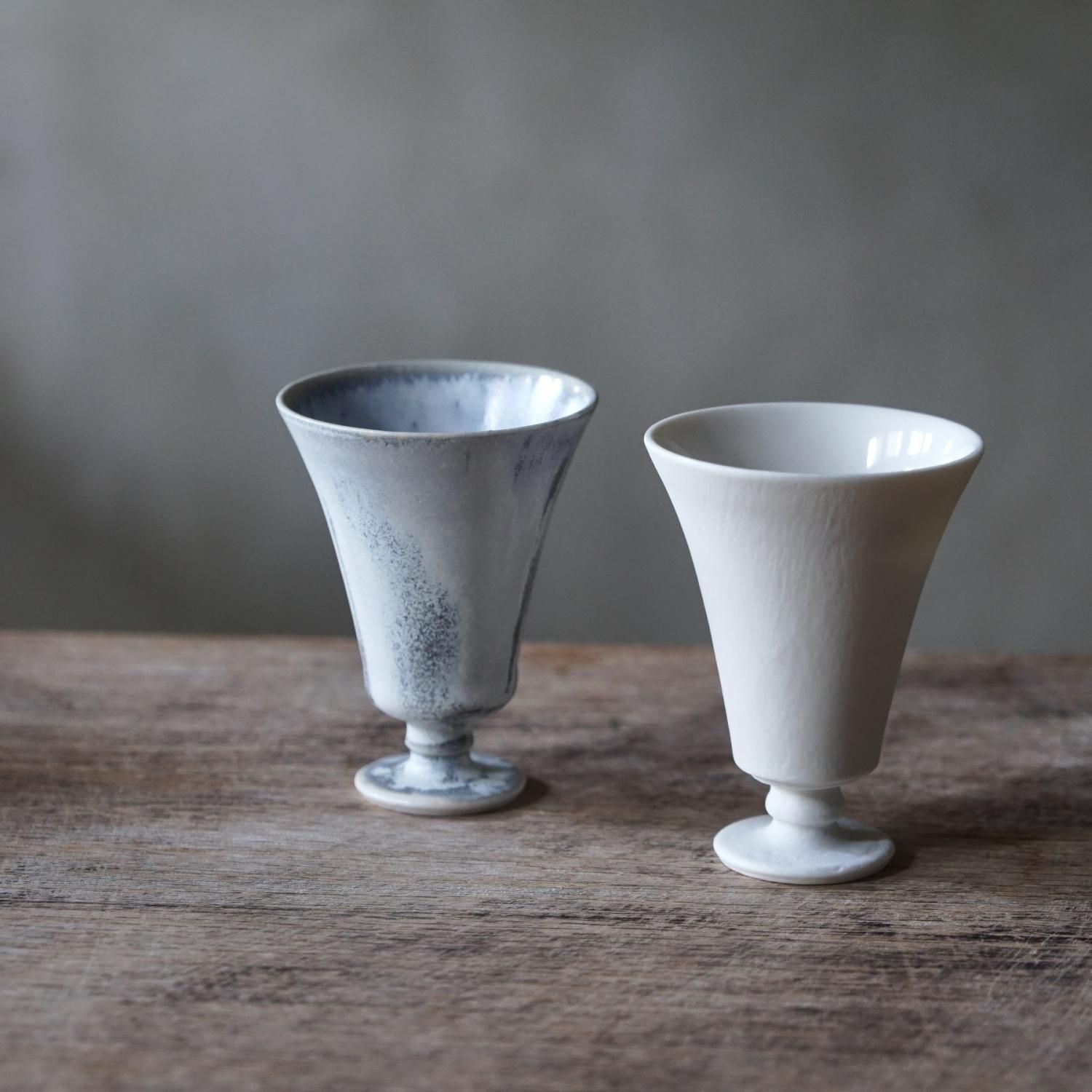 村井大介の磁器 高脚酒杯 - poooL (online shop)